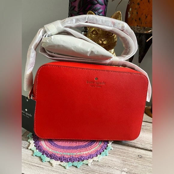 Kate Spade Harper Crossbody ✨ Heirloom Tomato | red Christmas - Picture 6 of 12